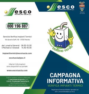 Campagna informativa sugli impianti termici