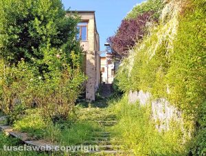 San Martino al Cimino - La scalinata tra via Doria e via Lazio