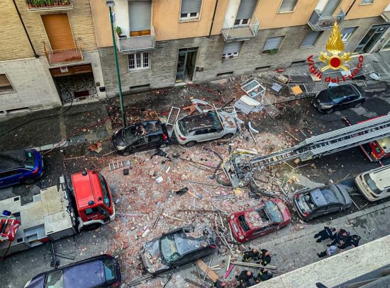 Torino - A fuoco appartamento