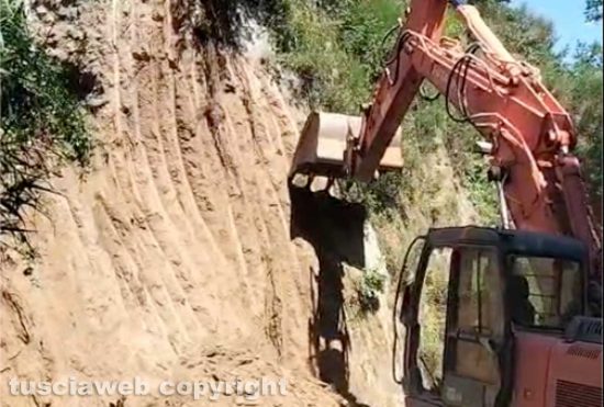 Viterbo - Strada Filante, avviati i lavori di messa in sicurezza 