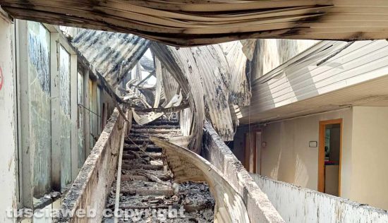 Rogo alla facoltà di agraria - I gravi danni prodotti dall'incendio