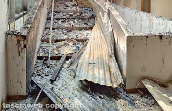 Rogo alla facoltà di agraria - I gravi danni prodotti dall'incendio