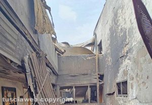 Rogo alla facoltà di agraria - I gravi danni prodotti dall'incendio