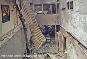 Rogo alla facoltà di agraria - I gravi danni prodotti dall'incendio