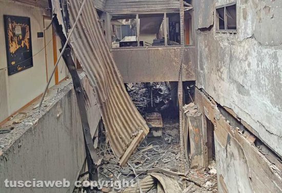 Rogo alla facoltà di agraria - I gravi danni prodotti dall'incendio