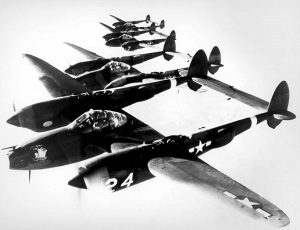Una formazione di P-38