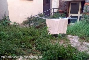 Viterbo - Il degrado a palazzo Gatti