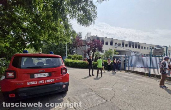 Unitus - La facoltà di agraria il giorno dopo l'incendio