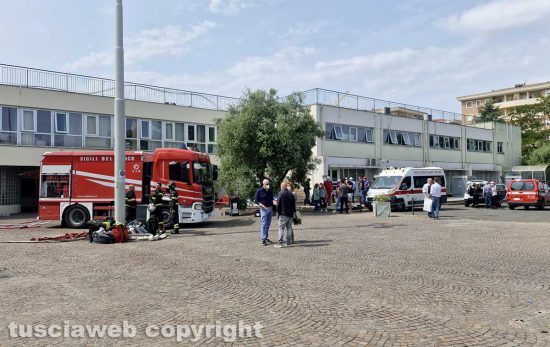 Unitus - La facoltà di agraria il giorno dopo l'incendio