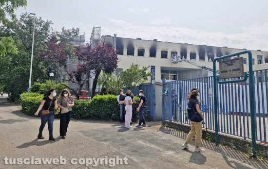 Unitus - La facoltà di agraria il giorno dopo l'incendio