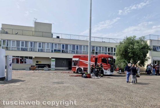Unitus - La facoltà di agraria il giorno dopo l'incendio