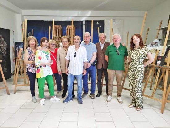 Viterbo - Inaugurato il murales sulla realtà femminile all’Istituto Orioli