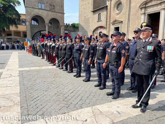 Viterbo - La festa dell'Arma dei carabinieri