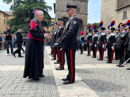 Viterbo - La festa dell'Arma dei carabinieri