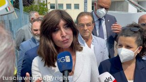 Rogo alla facoltà di agraria - La visita della ministra Anna Maria Bernini all'Unitus