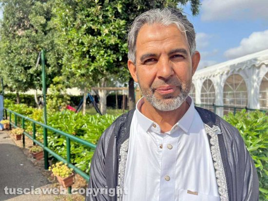 Viterbo - La festa del Sacrificio al Pilastro - Il presidente dell’associazione culturale islamica Mohammed Kdib 