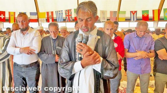 Viterbo - La festa del Sacrificio al Pilastro - Il presidente dell’associazione culturale islamica Mohammed Kdib 