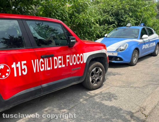 Vigili del fuoco e polizia