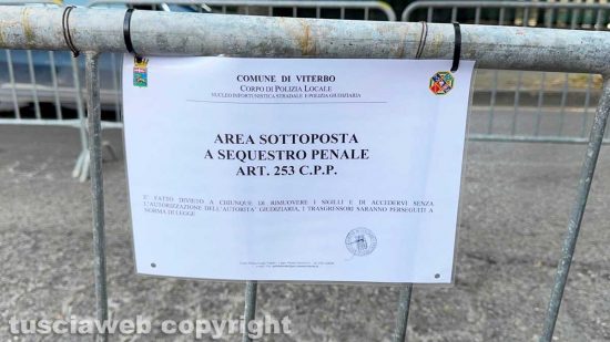 Viale Trieste - Il tratto di strada che precede il luogo dove ha perso la vita Leonardo Cristiani sotto sequestro