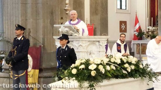Il funerale di Leonardo Cristiani - Il vescovo Francesco Orazio Piazza
