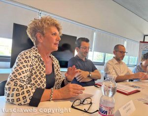 Da sinistra: Lauretta Colamedici, Enrico Mazzoni e Alberto Poli
