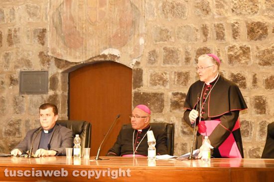 Viterbo - L'inaugurazione della cappella dove è stato traslata la tomba di Giovanni XXI