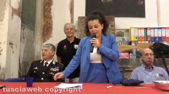 Facchini di Santa Rosa la prima giornata di prove - La sindaca Chiara Frontini