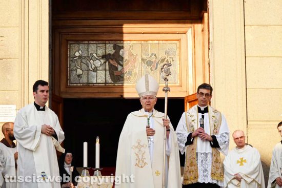 Viterbo - La processione del Corpus Domini - Il vescovo Orazio Francesco Piazza