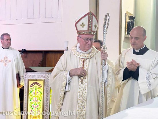 Il cardinale Pietro Parolin, segretario di stato della Santa Sede, a Civita Castellana