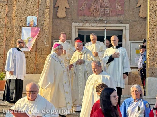 Il cardinale Pietro Parolin, segretario di stato della Santa Sede, a Civita Castellana