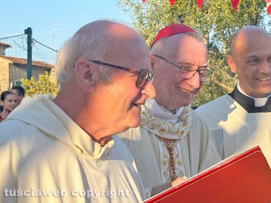 Il cardinale Pietro Parolin, segretario di stato della Santa Sede, a Civita Castellana