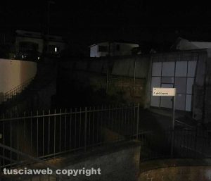 Buio a via del Tavano Fortunato a Bagnaia