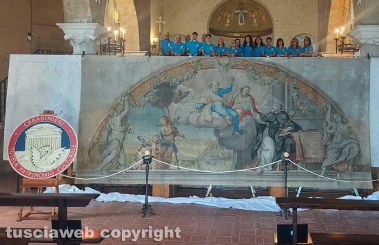 Gallese - Arazzo apparizione dei santi Pietro e Paolo