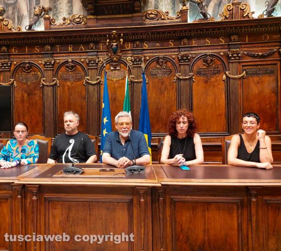 Elizabeth Norberg -Schulz, soprano norvegese; Federico Amendola, direttore accademia degli S. Vitati; Alfonso Antoniozzi; Sara de Angelis, direttrice del museo Rocca Albornoz; Angelica Dettori, regista