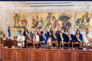 Tarquinia - firma protocollo candidatura Capitale della cultura 2028