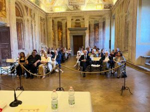 Caprarola - Un momento del Premio internazionale “Le cattedrali letterarie europee”