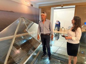 Capodimonte - Il sindaco Fanelli al Museo della Navigazione nelle Acque Interne