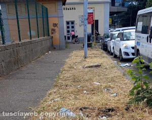 Viterbo nel caos - La stazione di porta Romana