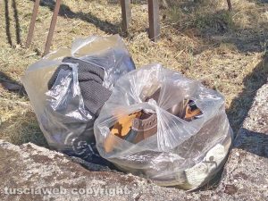 Soriano nel Cimino - Rifiuti abbandonati