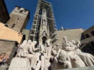 Macchina di Santa Rosa - Dies Natalis a San Sisto - L'assemblaggio