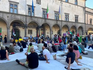 Viterbo - Piazza del Comune - Stop al genocidio a Gaza