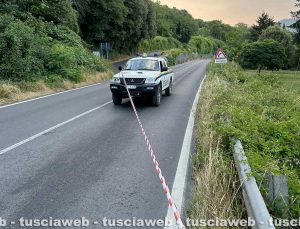 Sversamento di olio sulla Cassia, traffico deviato tra Proceno e Acquapendente