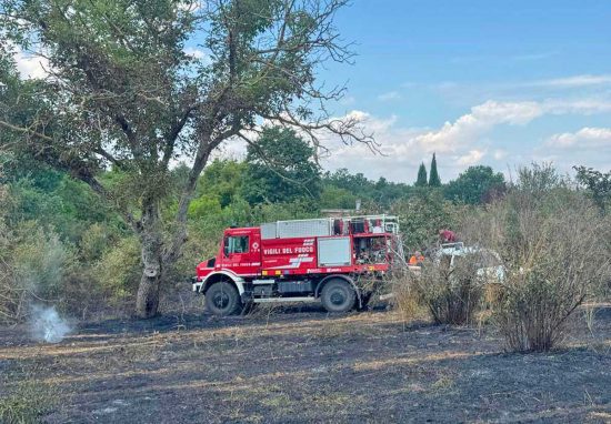 Vasanello - Vasto incendio a Le Grottelle, tre ettari in fiamme e case minacciate dal rogo