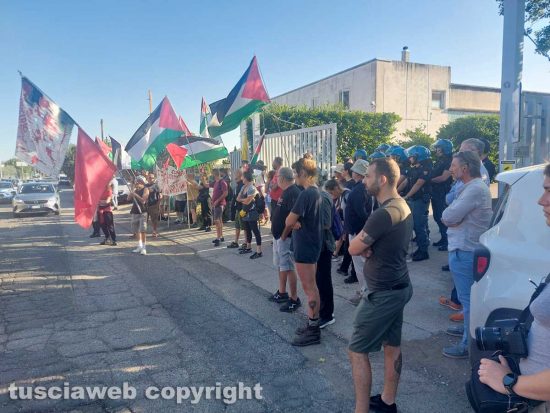 Viterbo - "Free Palestine" al Poggino