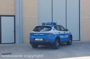 Viterbo - Furti all'Acquarossa - La polizia sul posto - Foto d'archivio