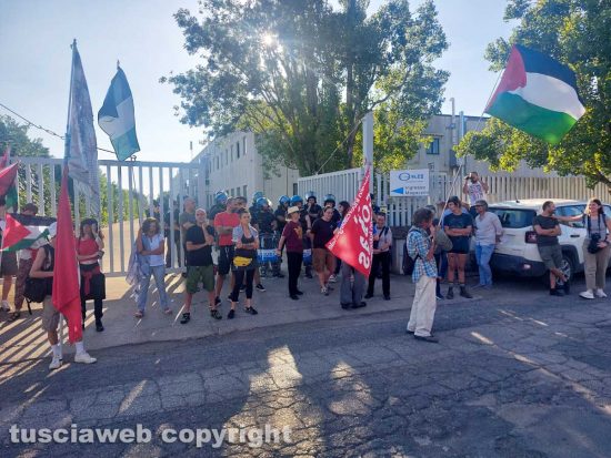 Viterbo - "Free Palestine" al Poggino