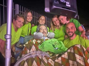 Italo Leali e i volontari dell'associazione Prevenzione & Salute