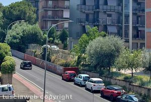 Viterbo - Transenne a via della Pila