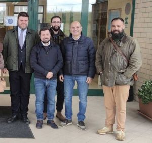 Montalto di Castro - Alessandro Romoli con i componenti di Forza Italia