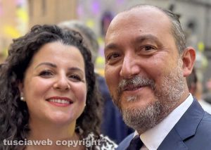Chiara Frontini e il marito Fabio Cavini